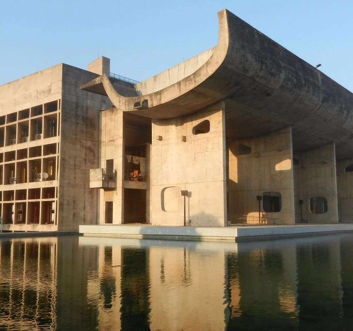 Capitol Complex UNESCO World Heritage Site Chandigarh Le Corbusier architecture
